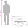 vidaXL Garten-Mittelsofas 2 Stk. Grau Kiefer Massivholz