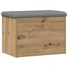 vidaXL Sitzbank mit Stauraum Artisan-Eiche 62x42x45 cm Holzwerkstoff