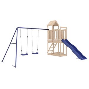 vidaXL Spielturm Massivholz Kiefer