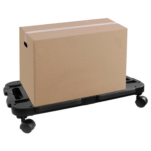 vidaXL Transportroller 5 Stk. Schwarz Polypropylen 200 kg