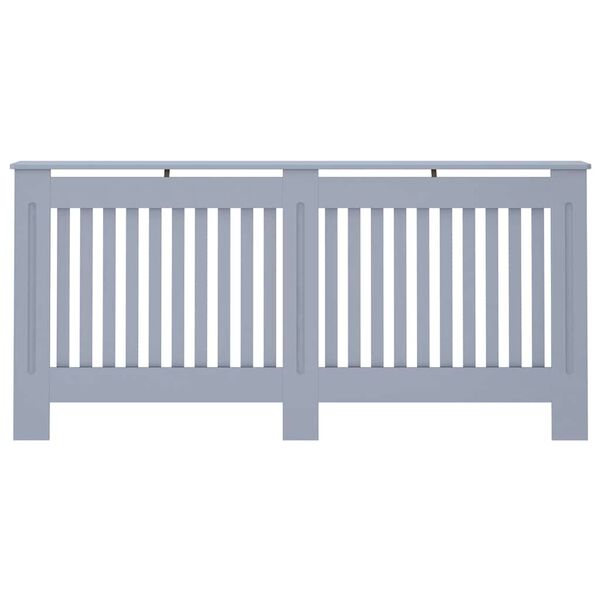 vidaXL Heizk&ouml;rperverkleidung Anthrazit 172x19x81,5 cm MDF