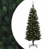 vidaXL K&uuml;nstlicher Weihnachtsbaum mit Weihnachtskugeln 210 cm 300 LEDs