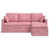 vidaXL Sofa Rosa 198 x 134 x 80 cm Samt