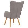 vidaXL Relaxsessel Taupe Stoff