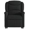 vidaXL Massagesessel mit Aufstehhilfe Schwarz Stoff