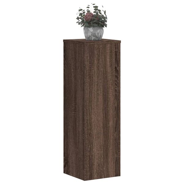 vidaXL Pflanzenst&auml;nder 2 Stk. Eichen-Optik 25x25x80 cm Holzwerkstoff