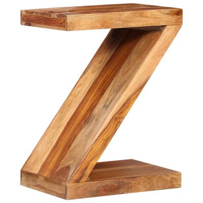 vidaXL Beistelltisch Z-Form Massivholz Palisander