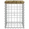 vidaXL Gartenbank aus Gabionen 33x31x42 cm Kiefernholz Imprägniert