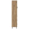 vidaXL Highboard Artisan-Eiche 34,5 x 34 x 180 cm Holzwerkstoff