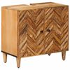 vidaXL Waschbeckenunterschrank Braun 62 x 33 x 58 cm Massivholz Mango
