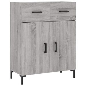 vidaXL Sideboard Grau Sonoma 69,5x34x90 cm Holzwerkstoff
