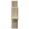 vidaXL Wandregal Sonoma-Eiche 104,5x10x43 cm Holzwerkstoff