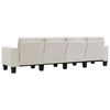 vidaXL Sofa Creme 4-Sitzer Stoff