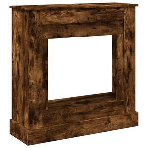 vidaXL Kaminumrandung R&auml;uchereiche 90x30x90 cm Holzwerkstoff