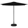 vidaXL Garten-Schirm mit Fu&szlig; 270 x 270 cm Polyester Rechtwinklig