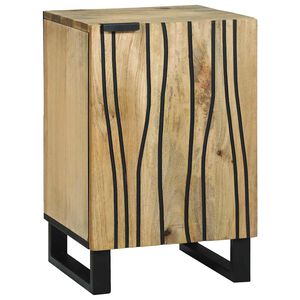 vidaXL Waschbeckenschrank Braun 38 x 33,5 x 58 cm Holzwerkstoff
