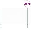 vidaXL Zaun mit Pfosten Gr&uuml;n 1,4 x 25 m Stahl