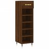 vidaXL Schuhschrank Braun Eichen-Optik 30x35x105 cm Holzwerkstoff