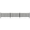 vidaXL Lattenzaun mit Pfosten 3 Stk. WPC 614x80 cm