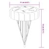 vidaXL Solar-Bodenleuchten mit Erdspie&szlig; 12 Stk. Warmwei&szlig;