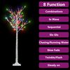 vidaXL Weihnachtsbaum 140 LEDs 1,5 m Bunt Indoor Outdoor