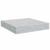 vidaXL Schweberegale 4 Stk. Betongrau 23x23,5x3,8 cm MDF