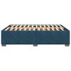 vidaXL Bettgestell Blau 160x200 cm Samt