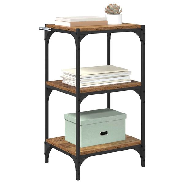 vidaXL B&uuml;cherregal Altholz 40 x 33 x 70,5 cm Holzwerkstoff