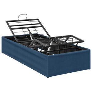 vidaXL Elektrisch verstellbares Bettgestell Blau 200 x 80 x 33,5 cm
