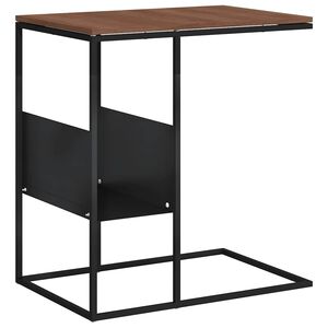 vidaXL Beistelltisch Schwarz 55x36x59,5 cm Holzwerkstoff
