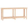 vidaXL Werkbank 180x50x80 cm Massivholz Kiefer