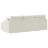 vidaXL Sofa Creme Gesamtabmessungen: 228 x 134 x 80 cm (B x T x H)