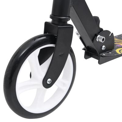 vidaXL 2-Rad-Tretroller für Kinder mit Verstellbarem Lenker Gelb