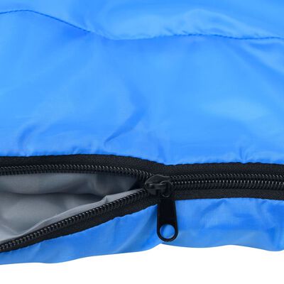vidaXL Leichte Umschlag-Schlafsäcke 2 Stk. Blau 1100g 10°C