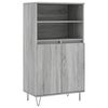 vidaXL Highboard Grau Sonoma 60x36x110 cm Holzwerkstoff