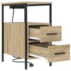 vidaXL Nachttisch Sonoma-Eiche 30 x 48 x 61 cm Holzwerkstoff