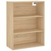 vidaXL Highboard Sonoma-Eiche 69,5x34x180 cm Holzwerkstoff