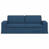 vidaXL Sofa 180cm Blau Metall