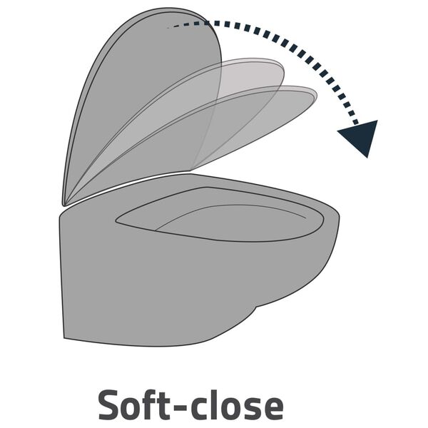 RIDDER WC-Sitz Miami Grau