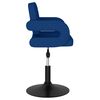 vidaXL Barhocker Blau Stoff