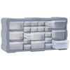 vidaXL Multi-Schubladen-Organizer mit 22 Schubladen 49x16x25,5 cm