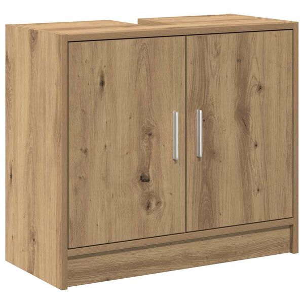 vidaXL Badezimmerschrank Artisan-Eiche 63 x 29 x 55 cm Holzwerkstoff