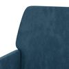 vidaXL Sitzbank Blau 108x79x79 cm Samt