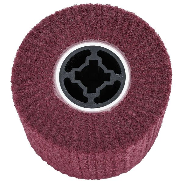 vidaXL Schleifrollen 3 pcs Rot 12 x 12 x 10 cm Synthetische Faser