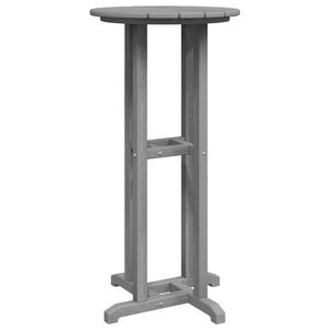 vidaXL Bartisch Hellgrau 55 x 55 x 107 cm Polyethylen
