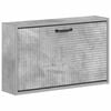 vidaXL Wandmontierter Schuhschrank HAARLEM 71 x 17 x 43 cm Betongrau