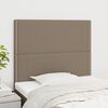 vidaXL Kopfteil Taupe 90x5x118/128 cm Stoff