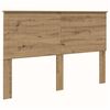 vidaXL Kopfteil mit Kopfteil Artisan-Eiche 150 cm Holzwerkstoff