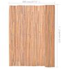 vidaXL Bambuszaun 125 x 400 cm