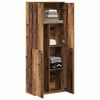 vidaXL Highboard Altholz 70 x 33,5 x 180 cm Holzwerkstoff